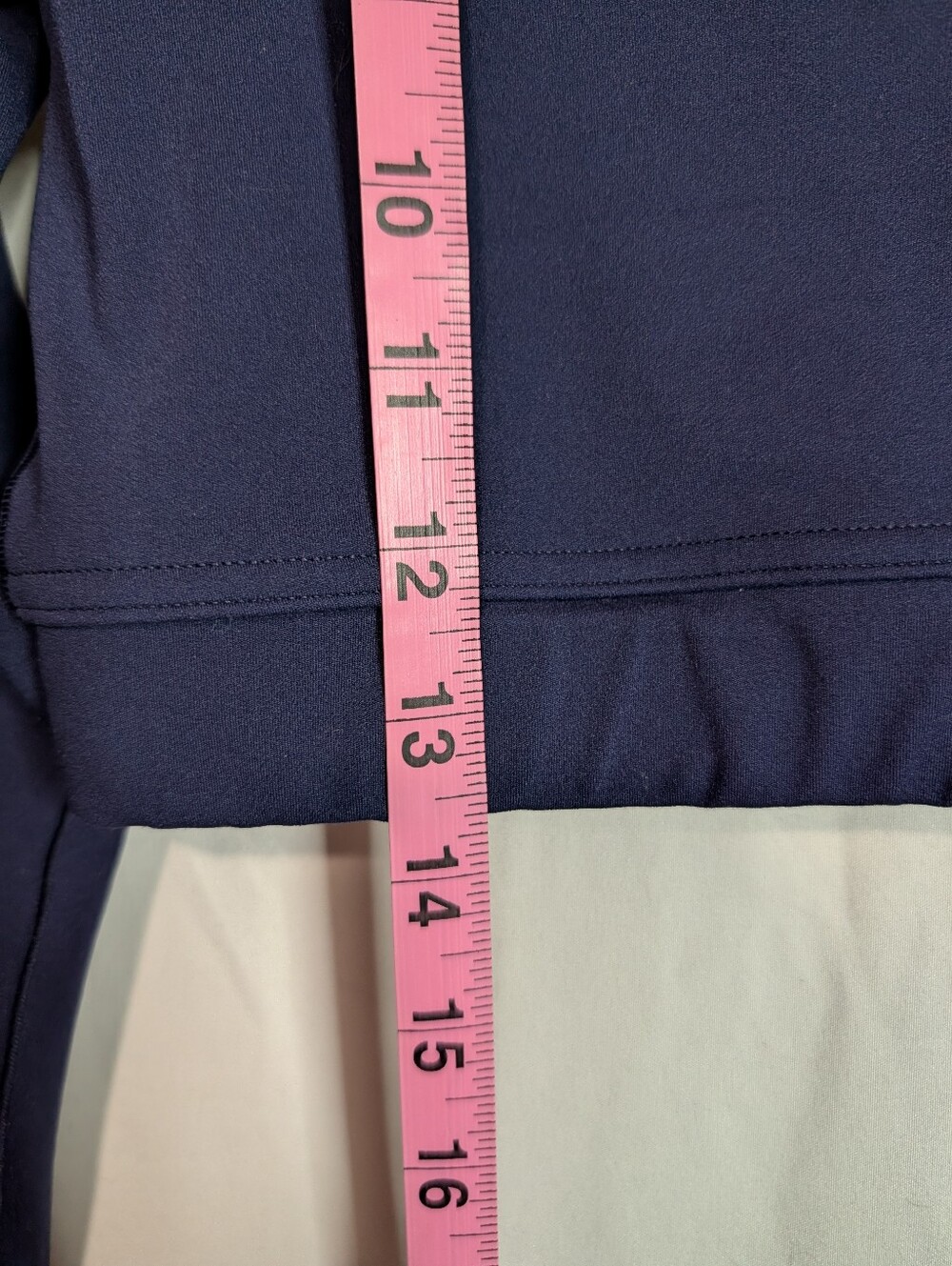 OFFLINE By Aerie Real Me Long Sleeve Polo Shirt Royal Navy Blue Women's Size Lrg - Picture 14 of 16